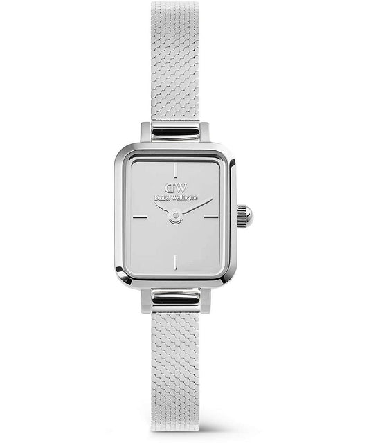 Ladies Daniel Wellington Quadro Mini Reflecton Silver Dial