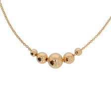 Burren 18ct Gold Plated Wldflower Beaded Necklet