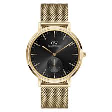 Gents Rolled Gold Daniel Wellington Classic Multi-Eye Onyx 40mm Watch