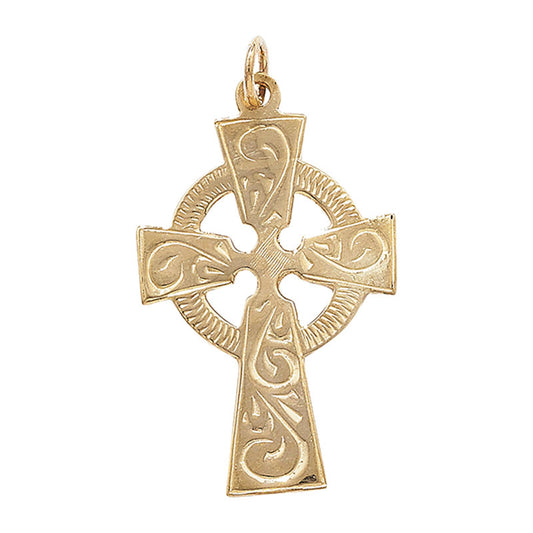 9ct Plain Celtic Cross