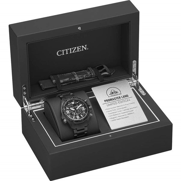Gents Citizen Promaster Land CQ Limited Edition Black Dial