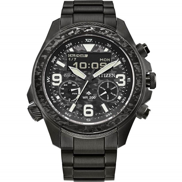 Gents Citizen Promaster Land CQ Limited Edition Black Dial