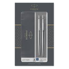 Parker Jotter Duo Stainless Steel Set With Ballpoint & Mechanical Pencil