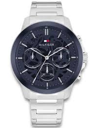 Gents Tommy Hilfiger Henry Chronograph Navy Patterned Dial Watch