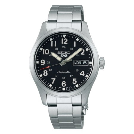 Gents Seiko 5 Midfield Black Dial