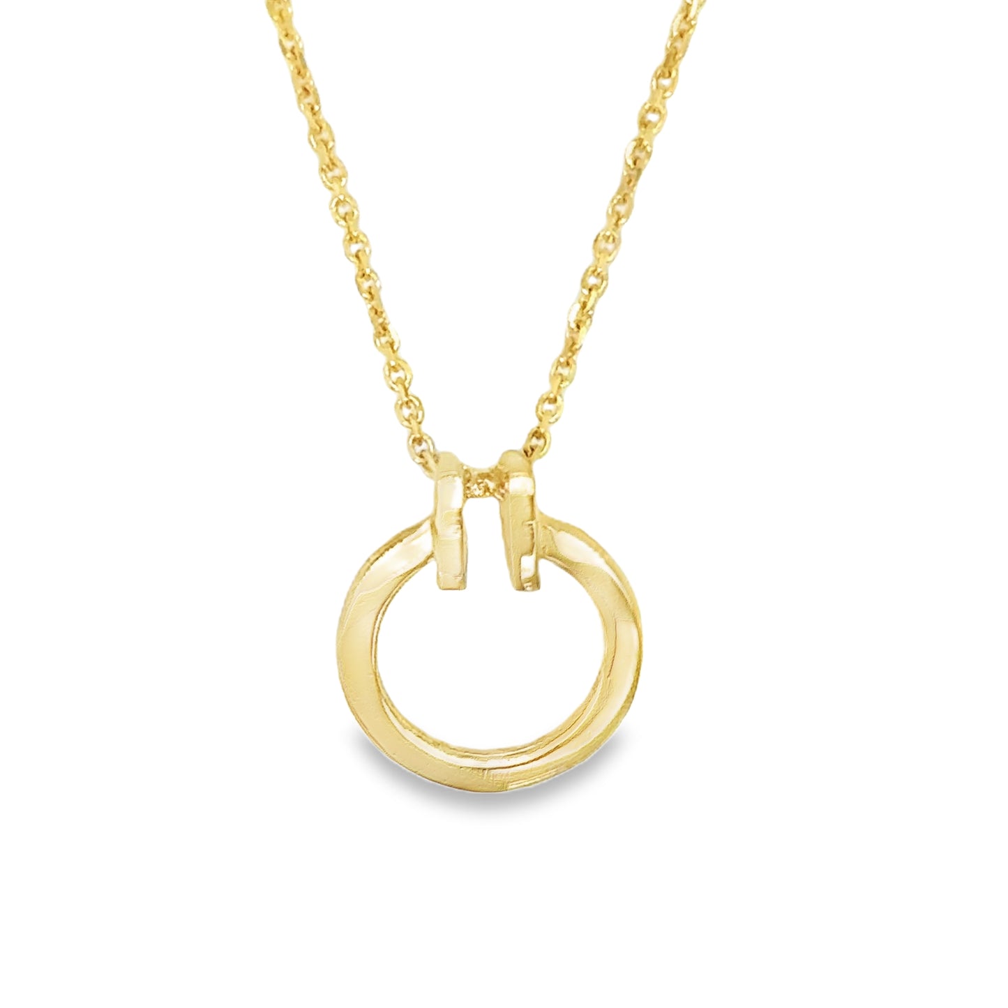 9ct Yellow Gold Torc Pendant