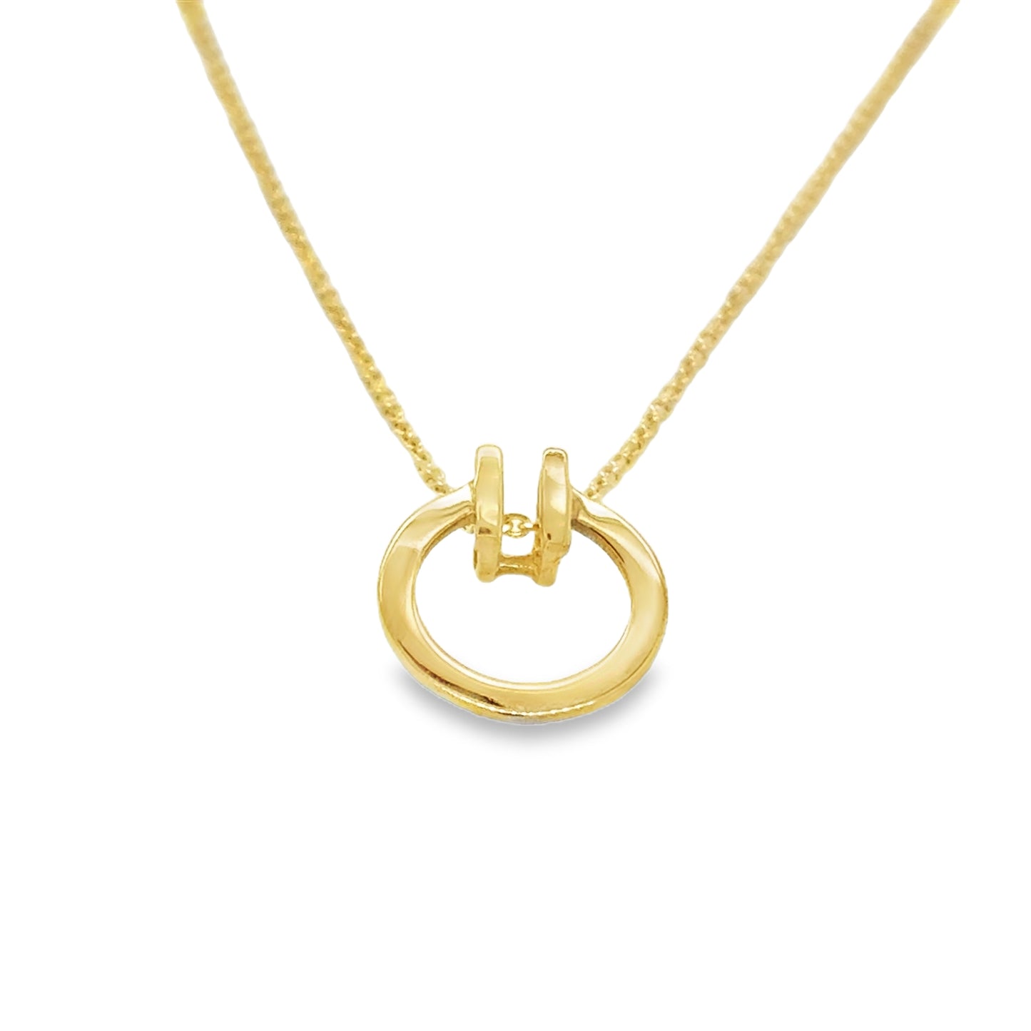 9ct Yellow Gold Torc Pendant