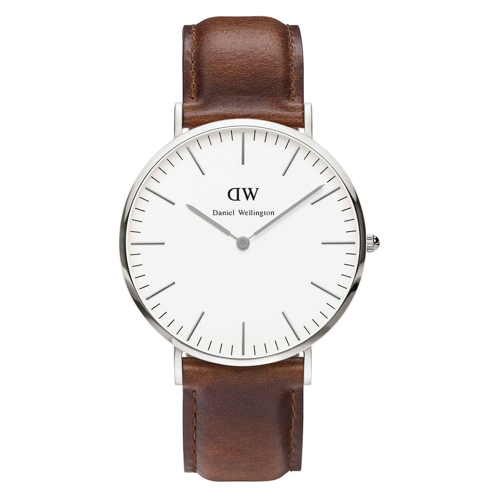 Gents Daniel Wellington Classic St Mawes Brown Strap