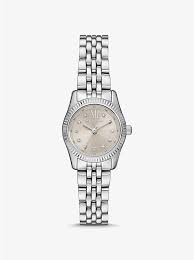 Ladies Stainless Steel Michael Kors Lexington Champagne Dial Watch