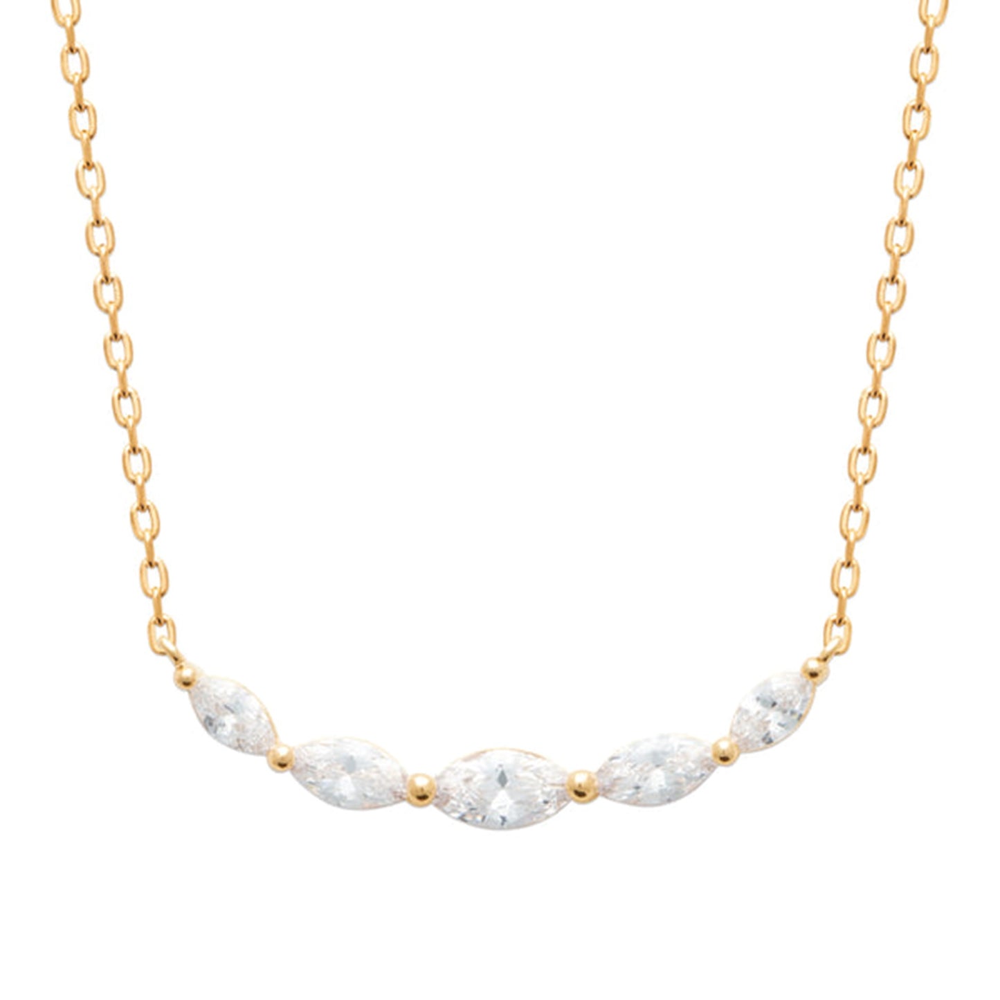 Burren 18ct Gold Plated Bitter Sweet Necklet