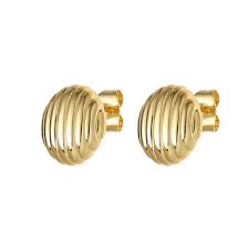 Burren 18ct Gold Plated Better On Saturn Earrings