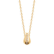 Burren 18ct Gold Plated Snowdrop Pendant