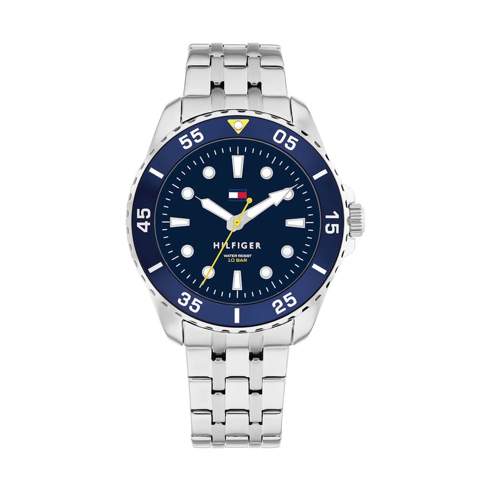 Tommy Hilfiger Stainless Steel Navy Blue 36mm Kids Watch