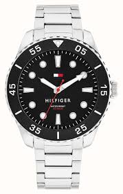 Gents Tommy Hilfiger Oceanic Diver 42mm Black Dial Watch
