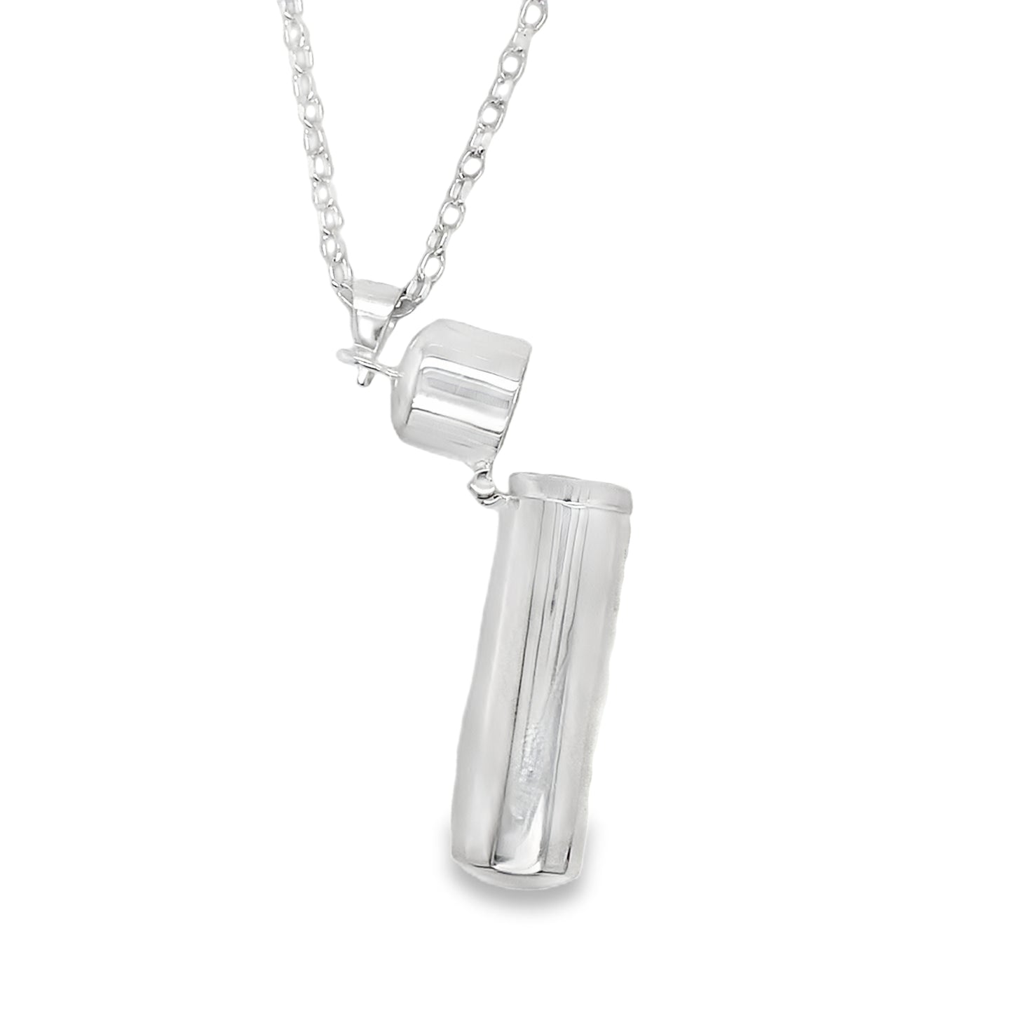 Sterling Silver Plain Memorial Ashes Holder