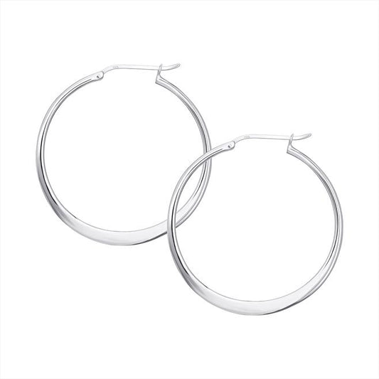 Sterling Silver Hoop Earring 40mm