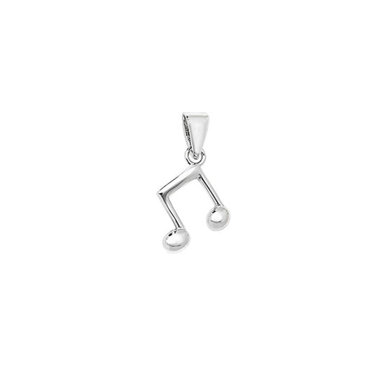 Sterling Silver Music Note Pendant