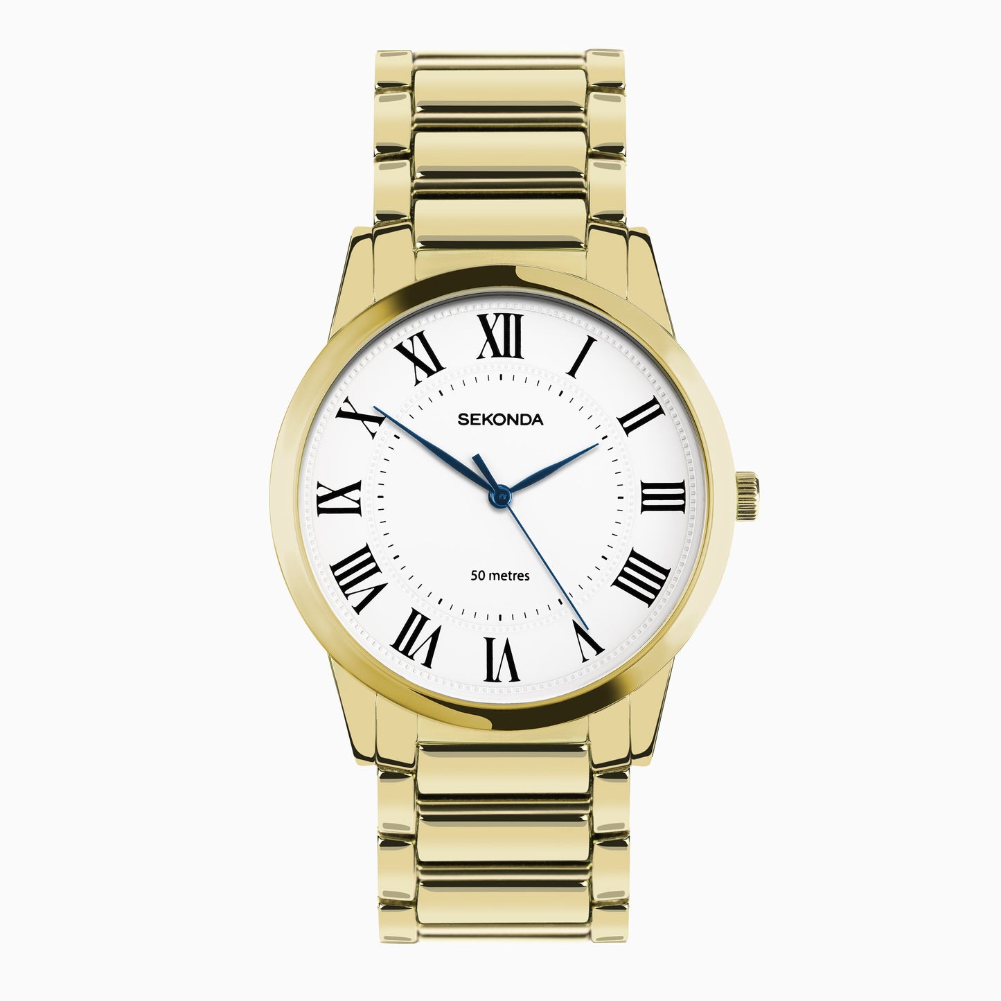 Gents Sekonda Beaumont White Dial Blue Hands