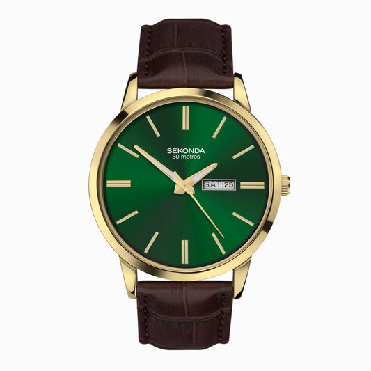 Gents Sekonda Jackson Green Dial Watch