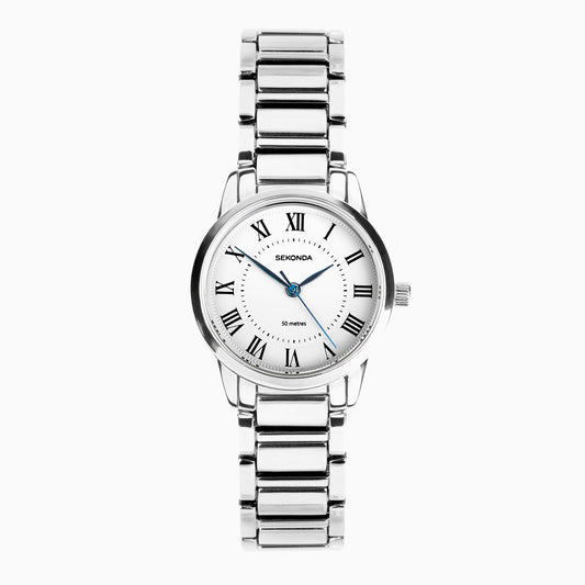 Ladies Sekonda Easy Reader White Dial Watch