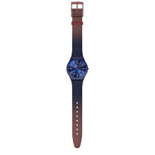 Swatch Very Jazzy Berry Blue Ombre Watch