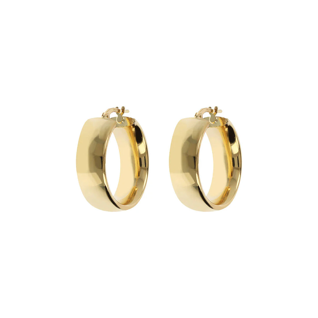 Bronzeallure Gold Plated 25mm Chunky Earrings