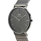 Gents Stainless Steel Daniel Wellington Classic Piano Graphite Unitone Watch