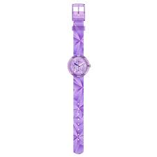 Flik Flak Purple Prism Watch