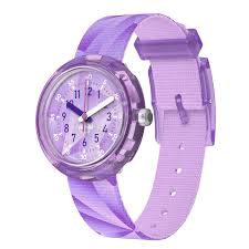 Flik Flak Purple Prism Watch