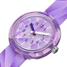 Flik Flak Purple Prism Watch