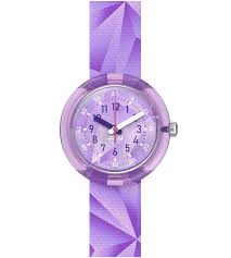 Flik Flak Purple Prism Watch