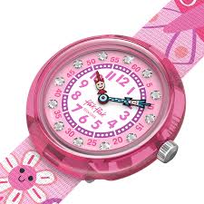 Flik Flak Happy Meadow Pink Watch