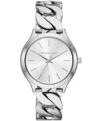 Ladies Stainless Steel Michael Kors Slim Runway Watch