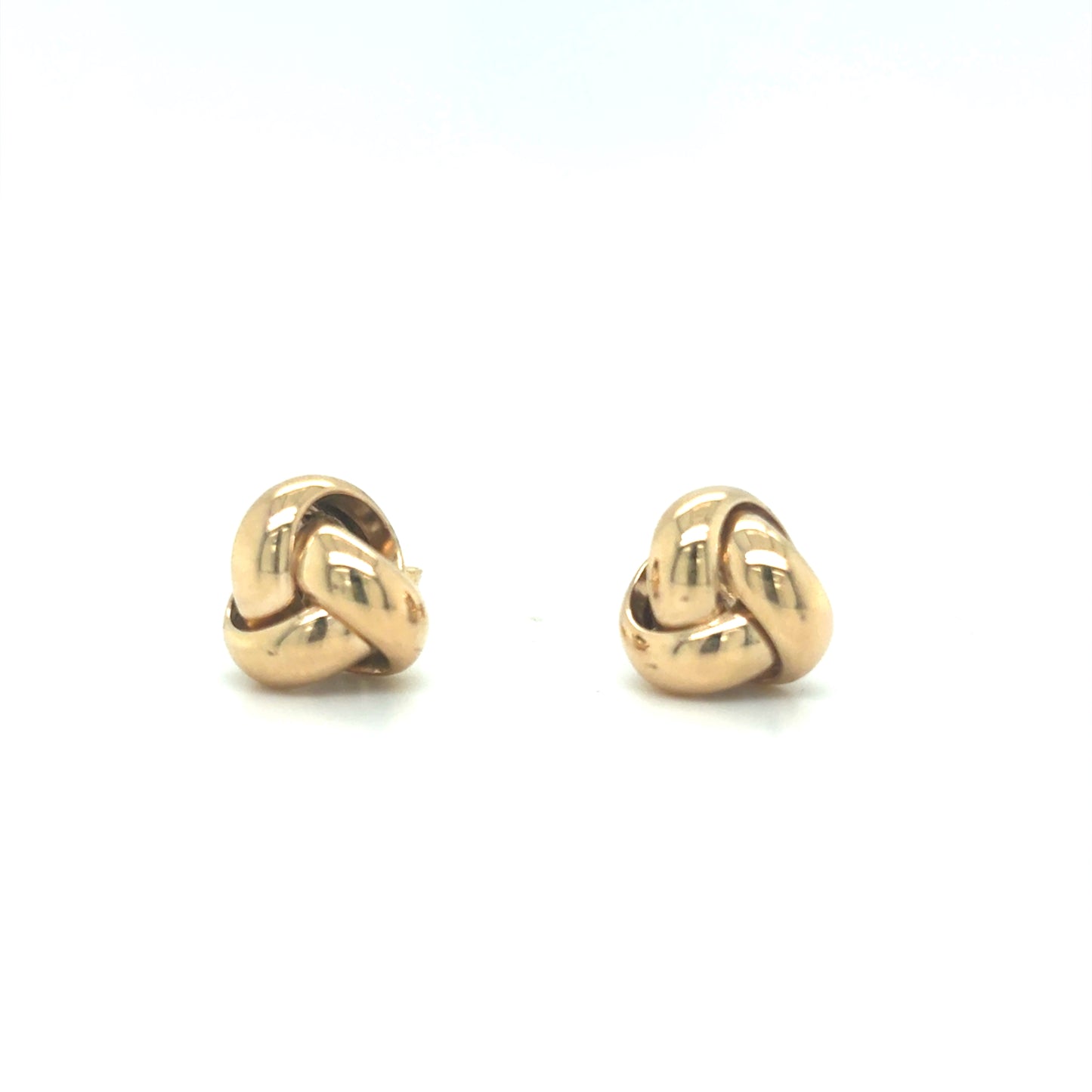9ct Yellow Gold Knot Stud Earrings
