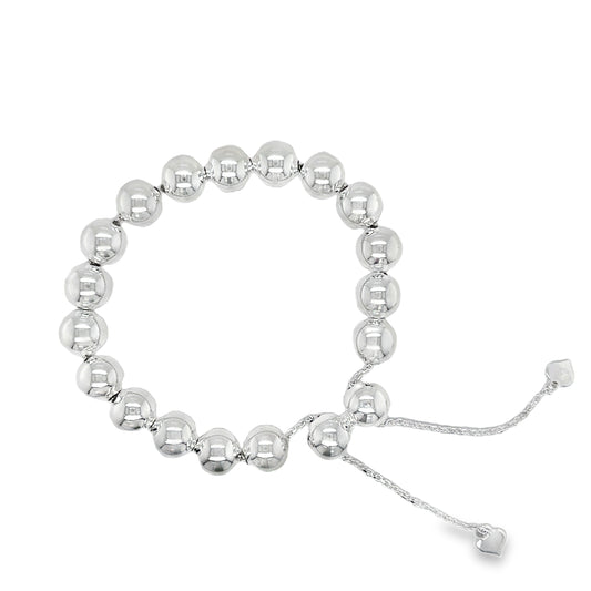 Sterling Silver Bead Bracelet