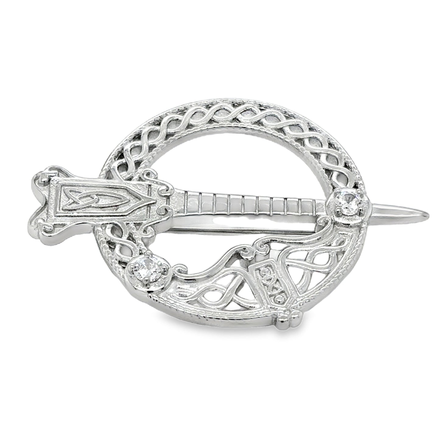 Sterling Silver Celtic Brooch