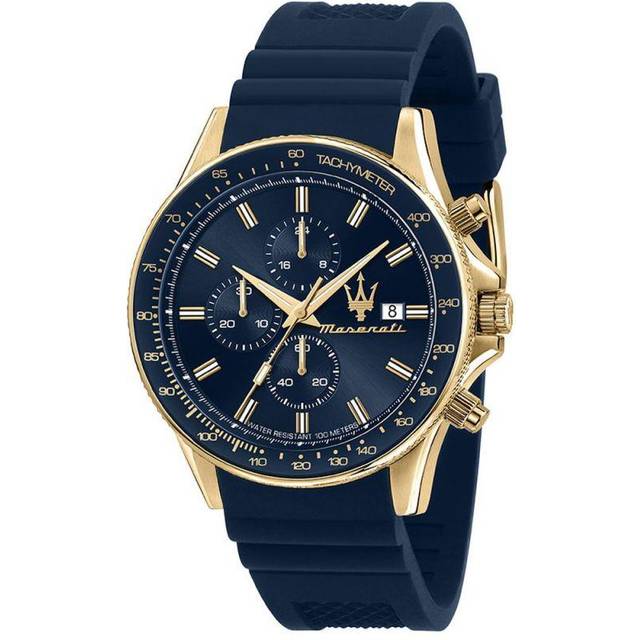 Gents Maserati Sfida Chronograph Blue Dial