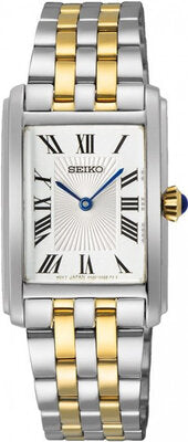 Ladies Seiko Classic White Dial with Blue Hands