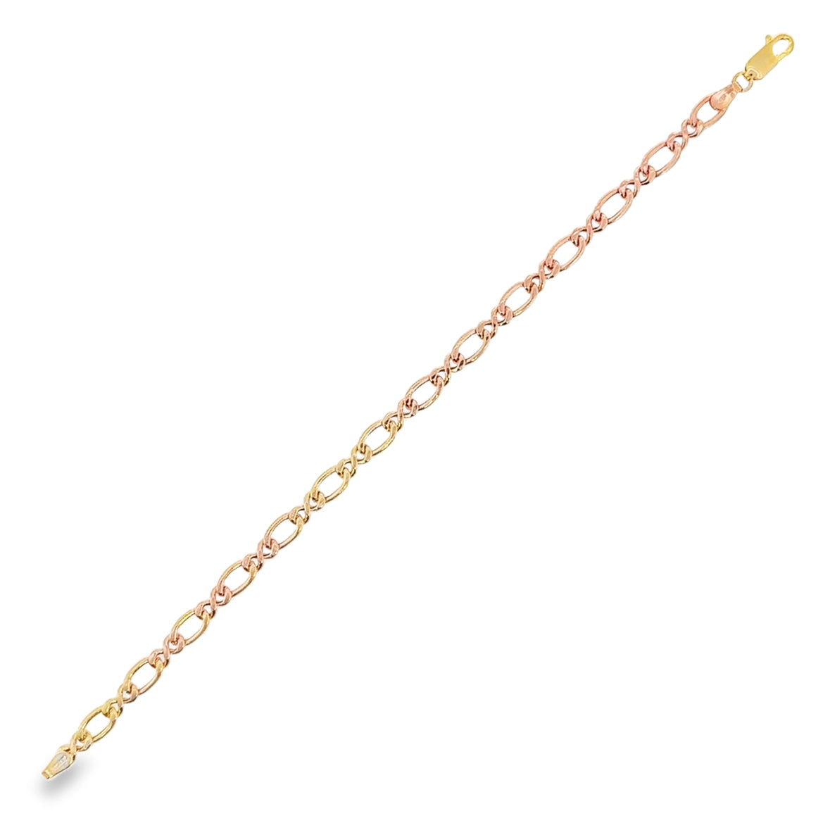 9ct bracelet Figaro link 7.5'' 3.8g
