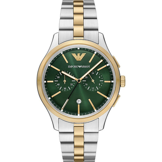 Gents Armani Chronograph Green Dial