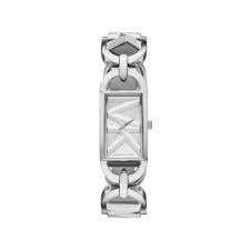 Ladies Michael Kors Mini Empire Gold Logo Chain Bangle Watch