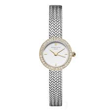 Ladies Rosefield Small Edit CZ Bezel White Dial