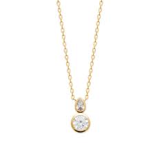 Burren 18ct Gold Plated Jack Knife Necklet