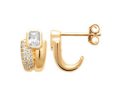 Burren 18ct Gold Plated Anastasia Earrings