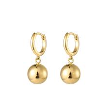 Burren 18ct Gold Plated Clario Ball Drop Earrings