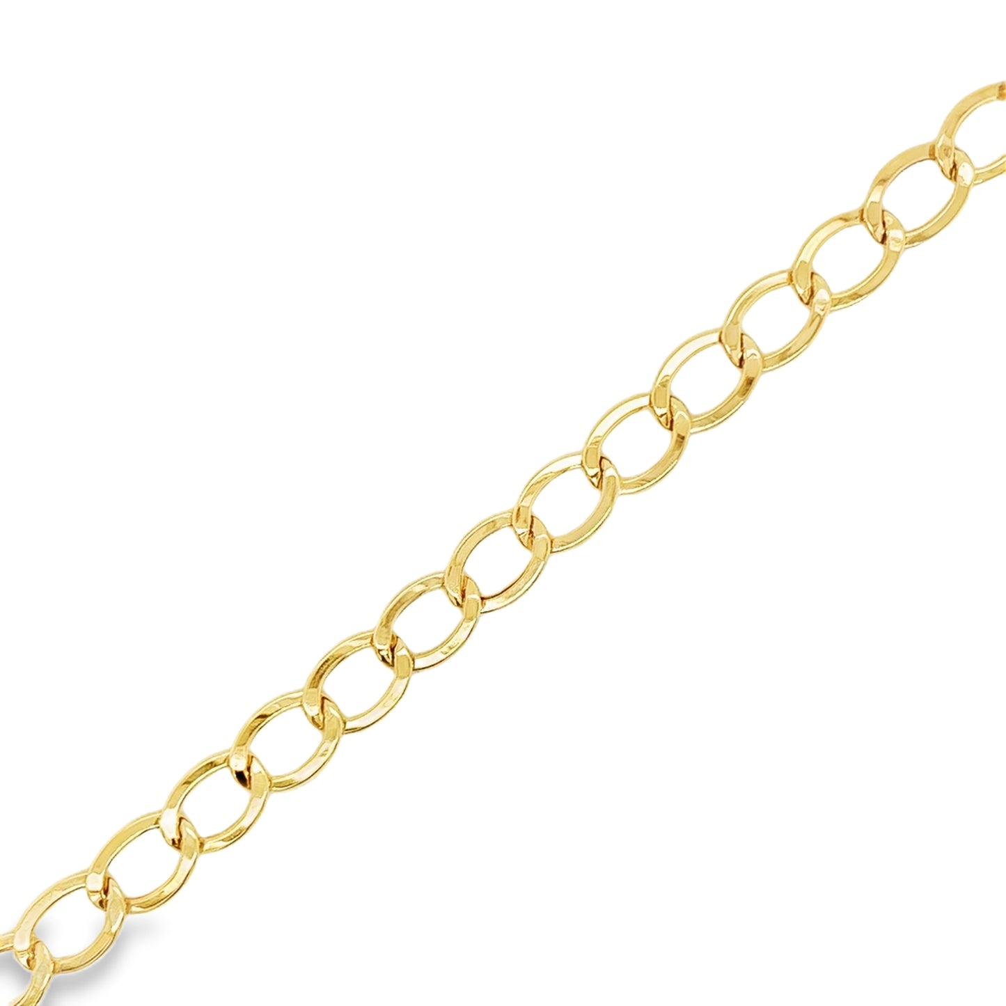 9ct Polished Curb Bracelet