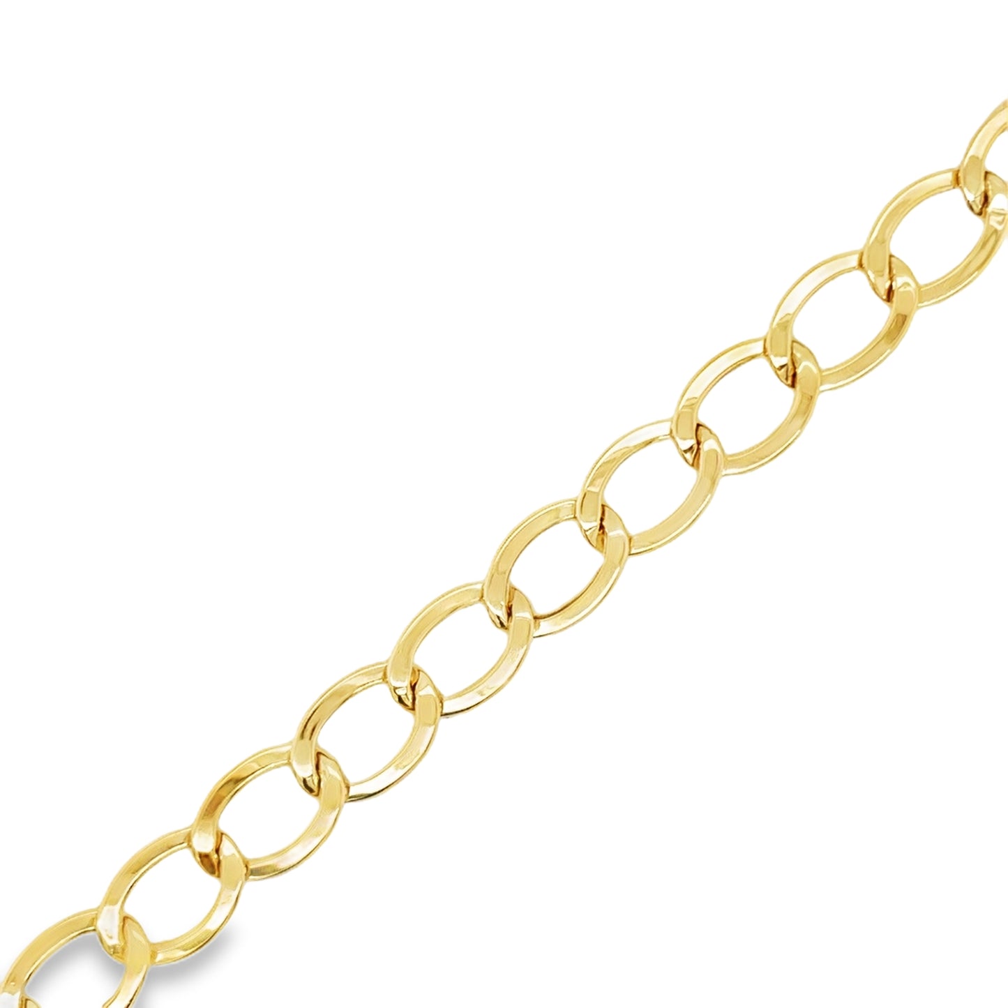 9ct Polished Curb Bracelet