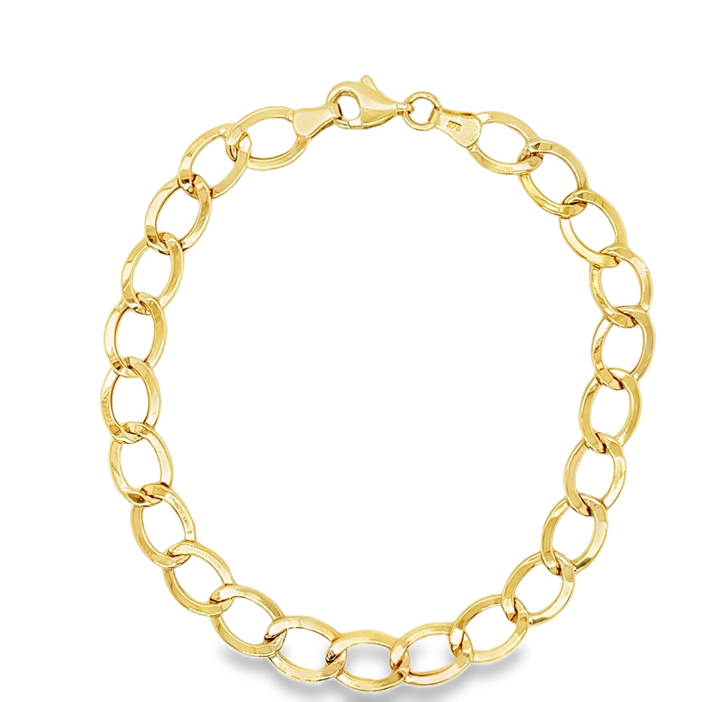 9ct Polished Curb Bracelet