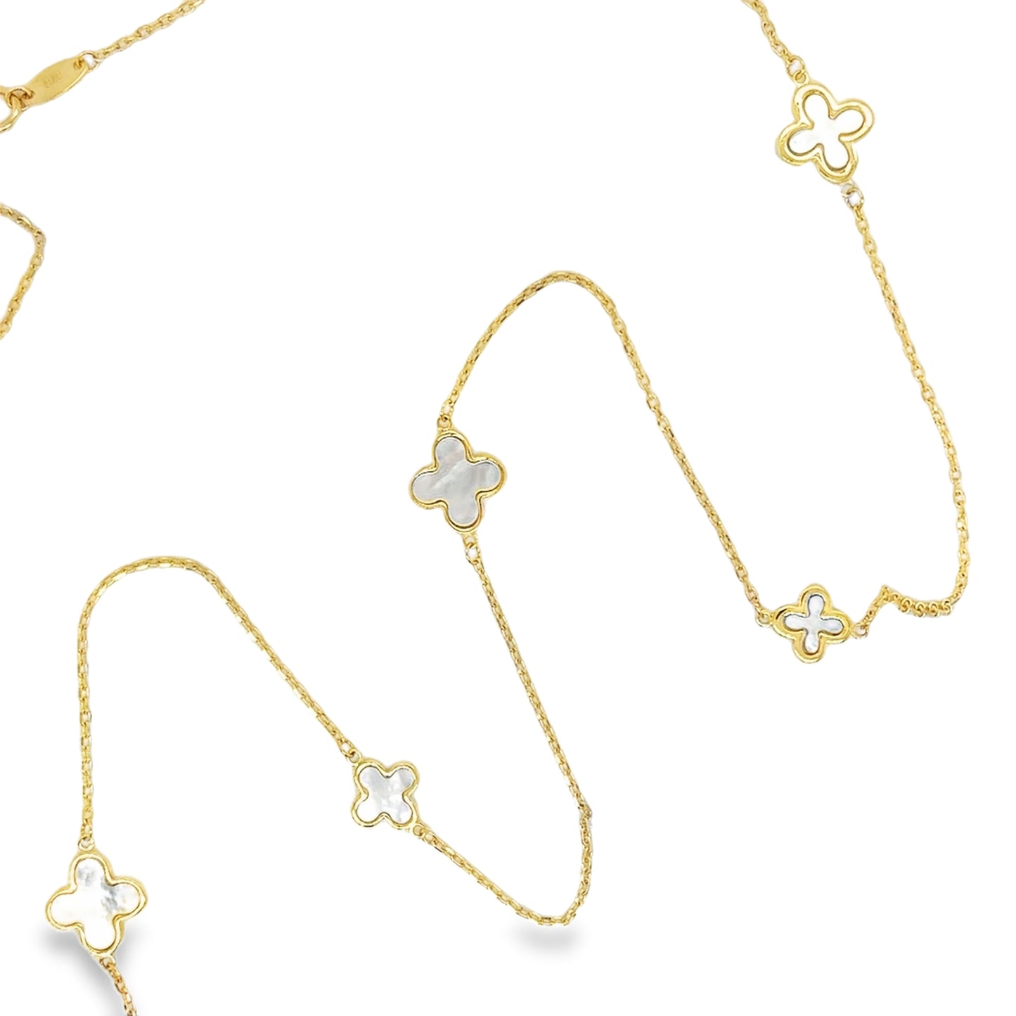 9ct Yellow Gold Mother of Pearl Necklet