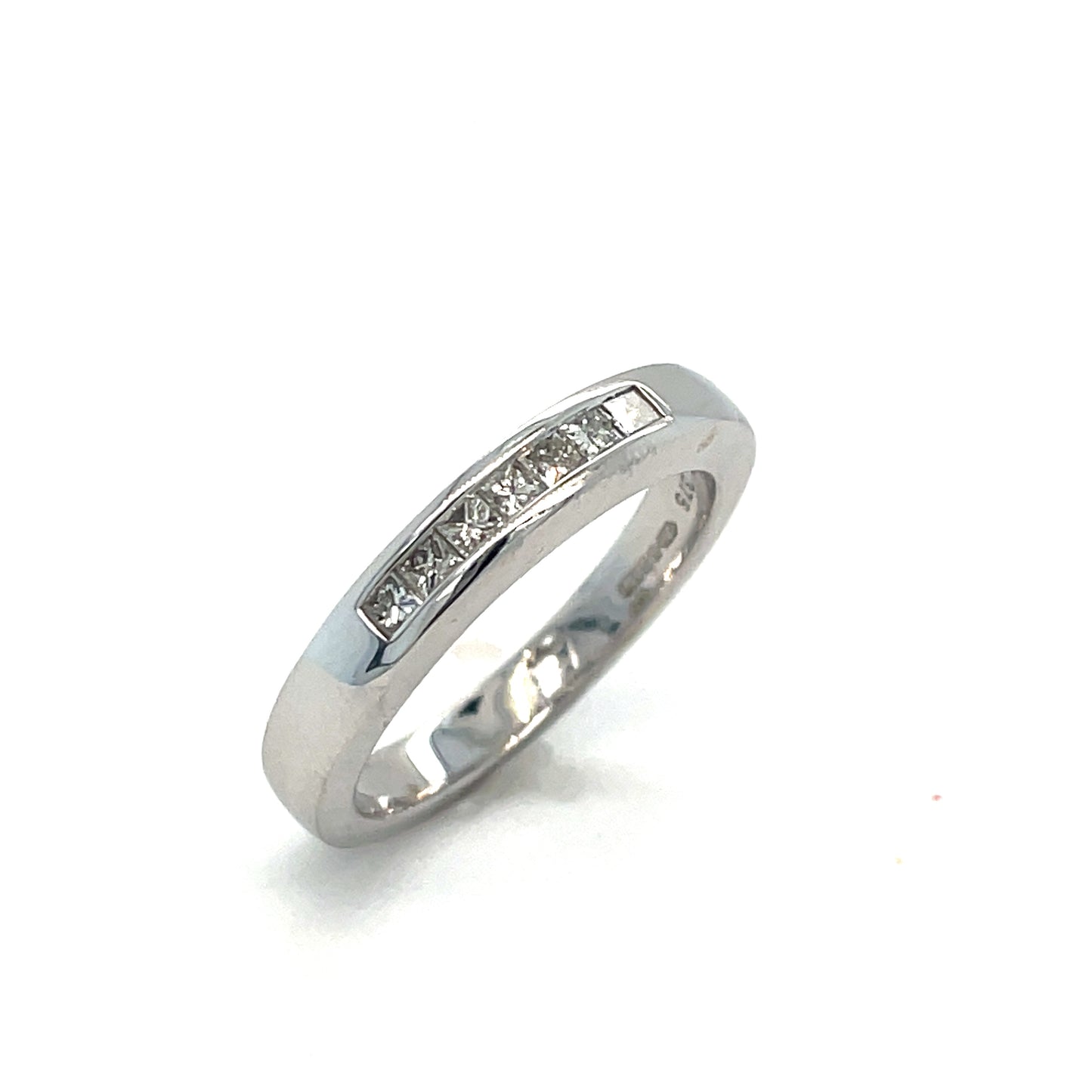 9ct White Gold Seven Stone Eternity .23ct Diamond Ring